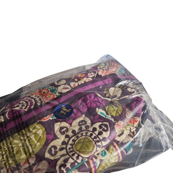 Vera‎ Bradley Large Quilted Travel Weekender Bag Floral Pattern Pockets Straps - Picture 9 of 9